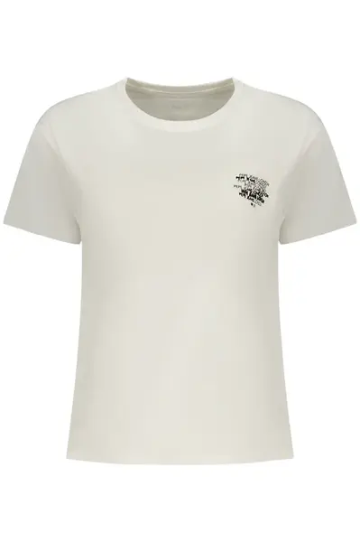 Biele tričko s krátkym rukávom