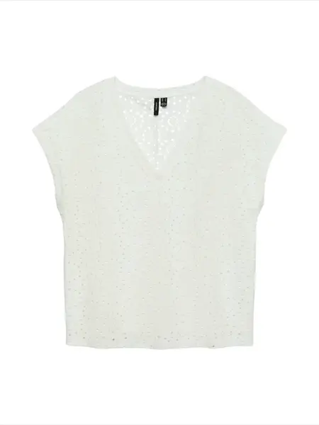 VERO MODA Tričko 'VMTASSA'  biela