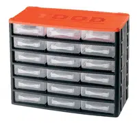 TOOD Box na nářadí 18 zásuvek, 330x170x260 mm, plast