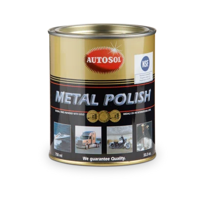 Autosol Metal Polish čistící a leštící pasta na kovy, plechovka 750 ml
