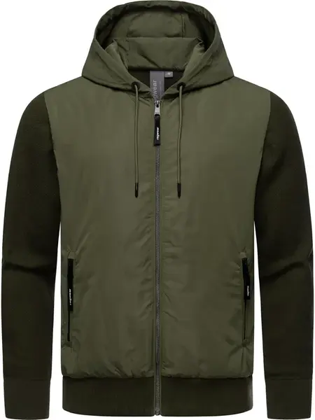 Ragwear Prechodná bunda 'Ronel'  zelená / tmavozelená