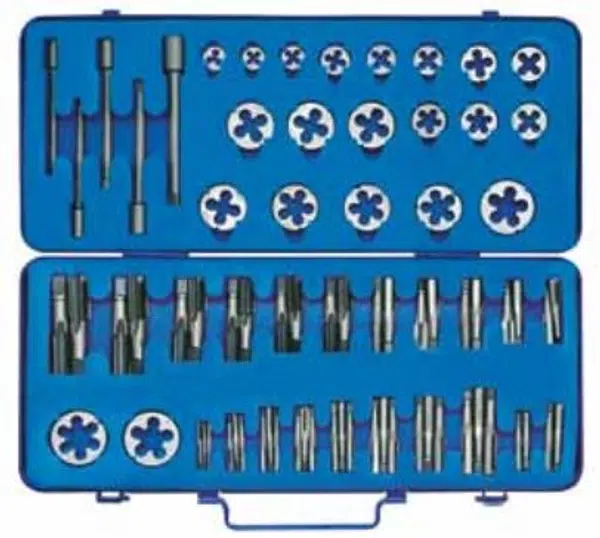 Závitníky a závitová očka M4 - M20x1,5, sada 47 dílů - Bučovice Tools