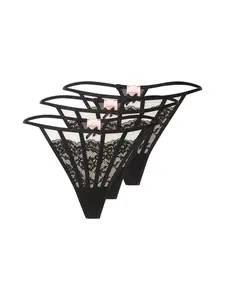 Hunkemöller Tangá 'Maxime'  čierna