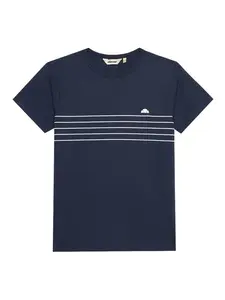 ELLESSE Tričko 'Depeche'  námornícka modrá / biela