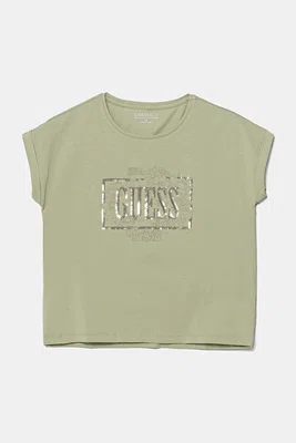 Dětské tričko Guess zelená barva, J5GI18 K6YW4