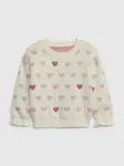 GAP Dětský svetr vzor srdce - Holky