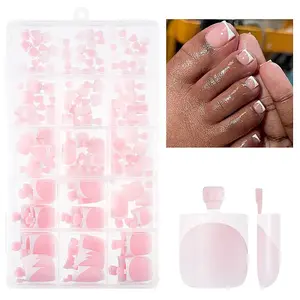 150Pcs Acrylic Toe Nail Tips