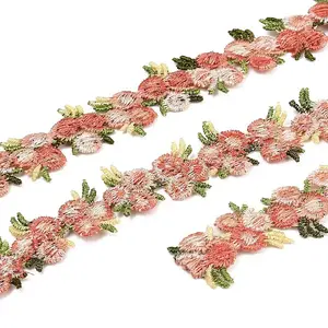 Flower Polyester Trim Ribbon