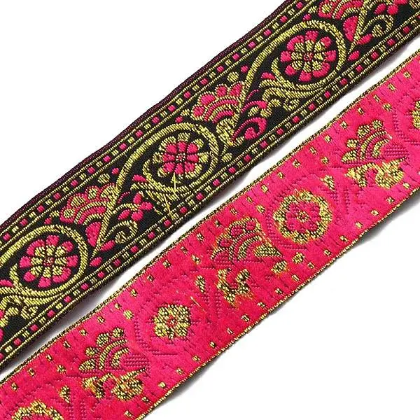 Ethnic Style Embroidery Polyester Ribbons