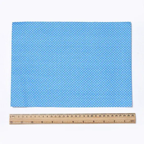 Polka Dot Pattern  Printed A4 Polyester Fabric Sheets