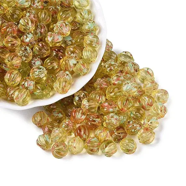 Picasso Transparent Glass Beads