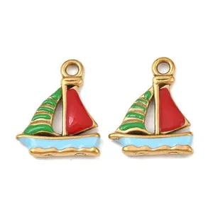 304 Stainless Steel Enamel Pendants