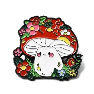 Mushuroom Enamel Pins