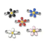 304 Stainless Steel Enamel Connector Charms