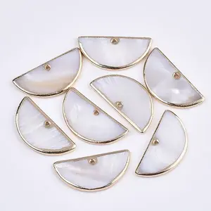 Natural Freshwater Shell Pendants