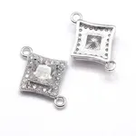 CZ Brass Micro Pave Cubic Zirconia Links