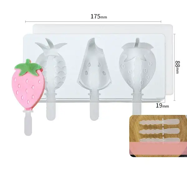 Silicone Ice-cream Stick Molds