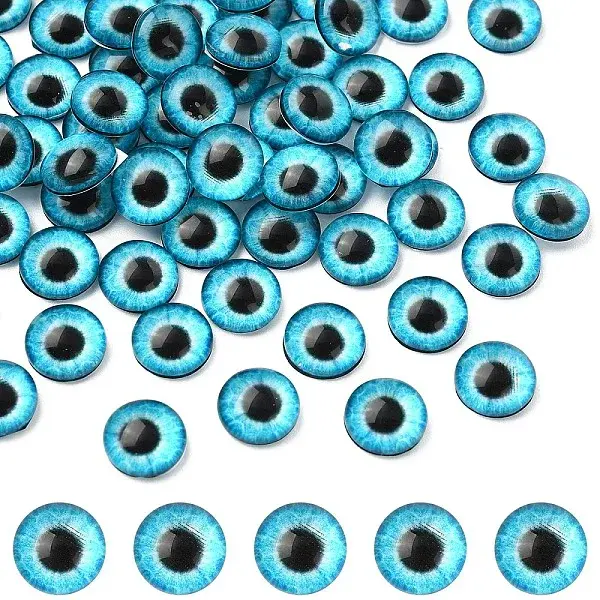 Flat Back Glass Cabochons