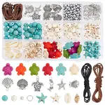 DIY Synthetic Turquoise Bracelet Necklace Making Kit