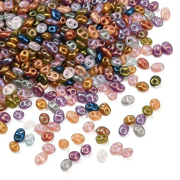 Metallic Colours Glass Seed Beads