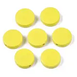 Painted Natural Poplar Wood Beads