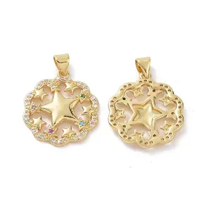 Brass Cubic Zirconia Pendants