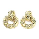 Brass with Cubic Zirconia Pendants