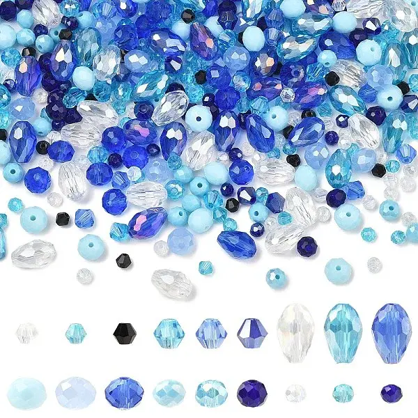 18 Strands 18 Styles Glass Beads Strands