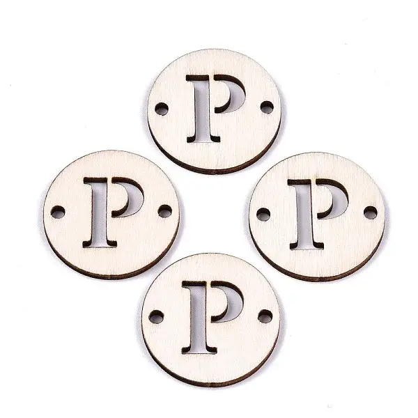 Unfinished Natural Poplar Wood Links Connectors