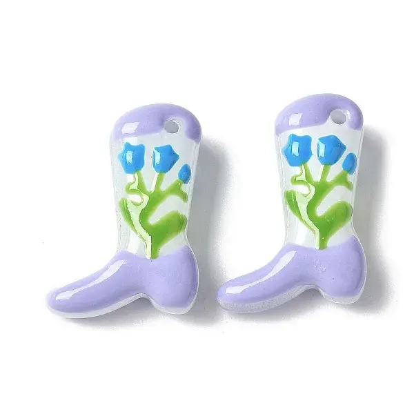 Painted Glass Beads Enamel Beads