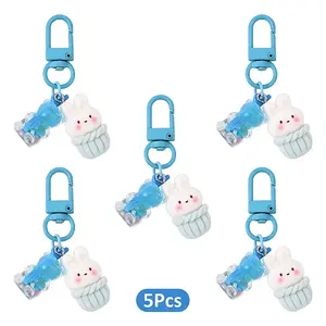 5Pcs Resin Pendant Decorations