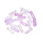 Picasso Transparent Glass Bugle Beads