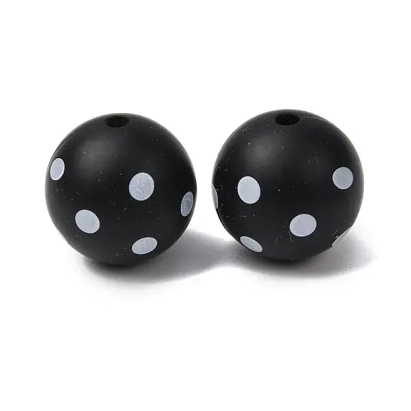 Food Grade Eco-Friendly Printed Silicone Beads