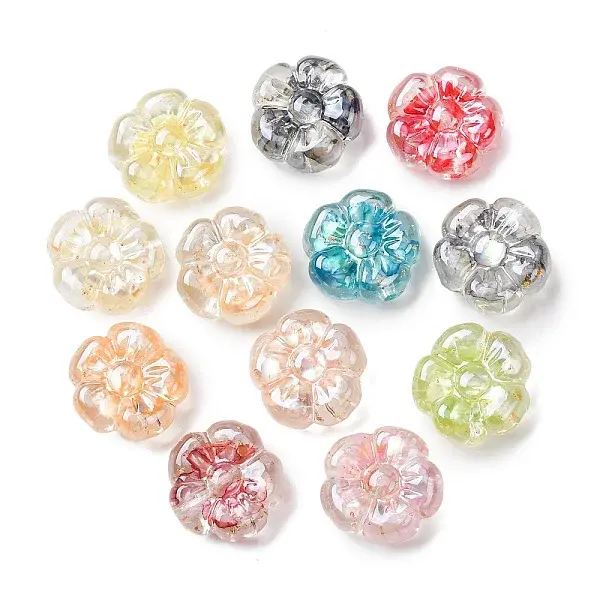 Transparent Resin & Natural Shell Beads