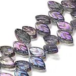 Electroplate Glass Beads Strands