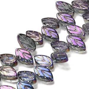 Electroplate Glass Beads Strands