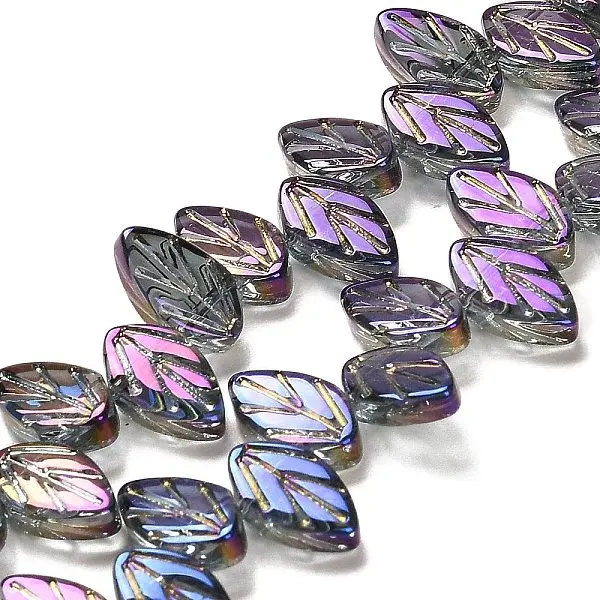 Electroplate Glass Beads Strands