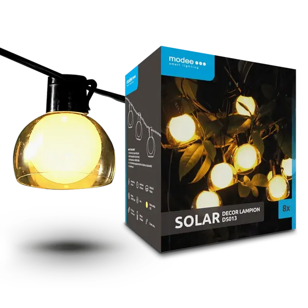 Modee solárne svietidlo DS013 8ks 4,4m