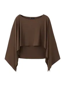 MANGO Blúzka 'LINA'  hnedá