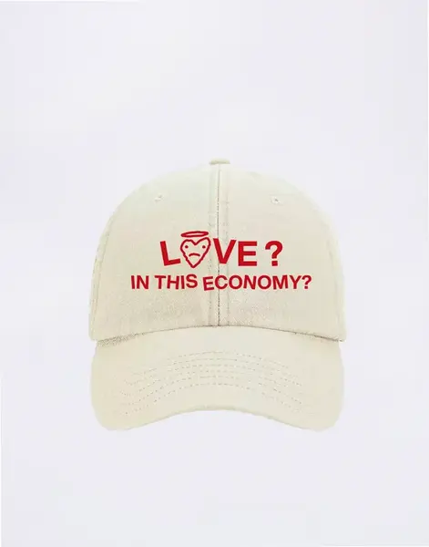 Monkey Studios Čepice Love Economy beige/red