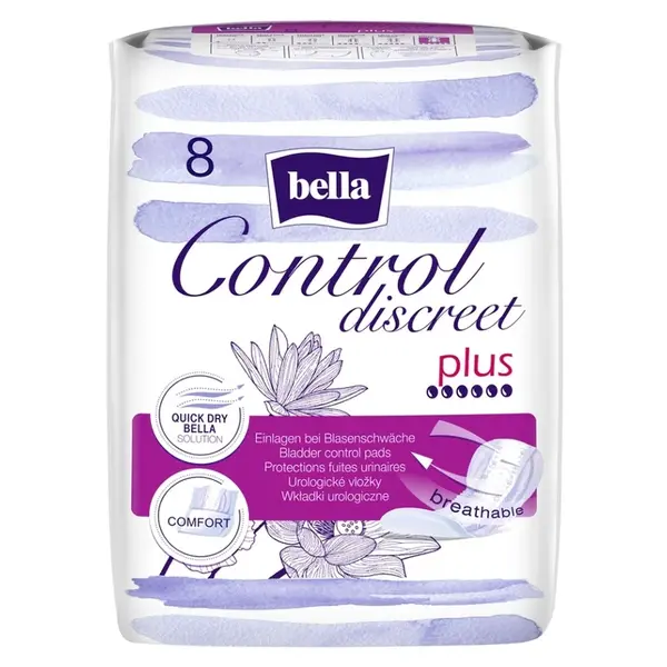 BELLA Control discreet plus 8 kusov