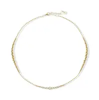 Liu Jo Pozlacený kuličkový náhrdelník s krystaly LJ2824