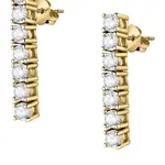 Morellato Minimalistické náušnice s čirými zirkony Scintille SAQF28