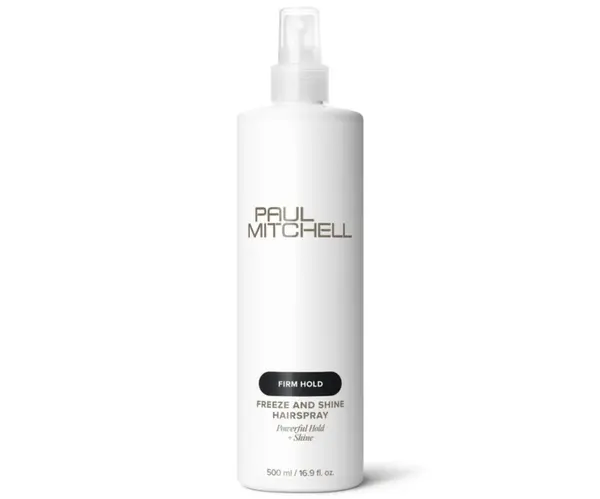 Lak na vlasy bez aerosolu se silnou fixací Paul Mitchell Firm Hold Freeze and Shine Hairspray - 500 ml + dárek zdarma