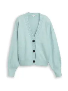 TOM TAILOR Kardigán  tyrkysová