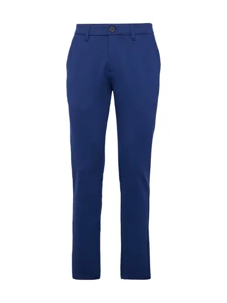 BLEND Chino nohavice 'Langford'  námornícka modrá