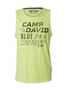 CAMP DAVID Tričko  žltá / čierna