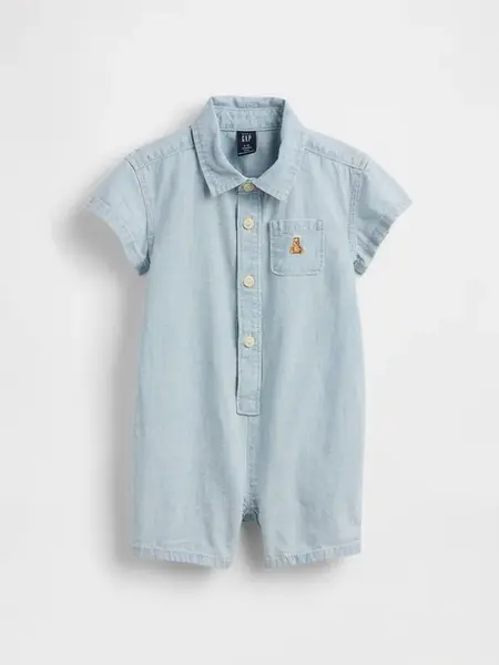 GAP Dětský džínový overal s kapsou