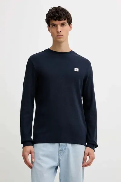 Calvin Klein Jeans tričko s dlhým rukávom pánske s bavlnou