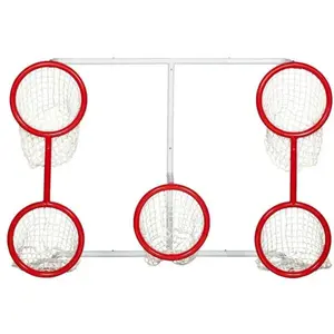 WINNWELL 72" HEAVY DUTY 5-HOLE SKILL NET Hokejová branka, červená, velikost